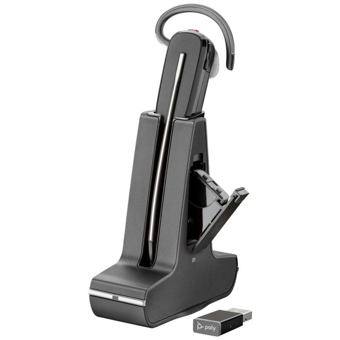 Poly Savi 8245 Auriculares DECT USB-A convertibles para Oficina con Cancelación de Ruido 1