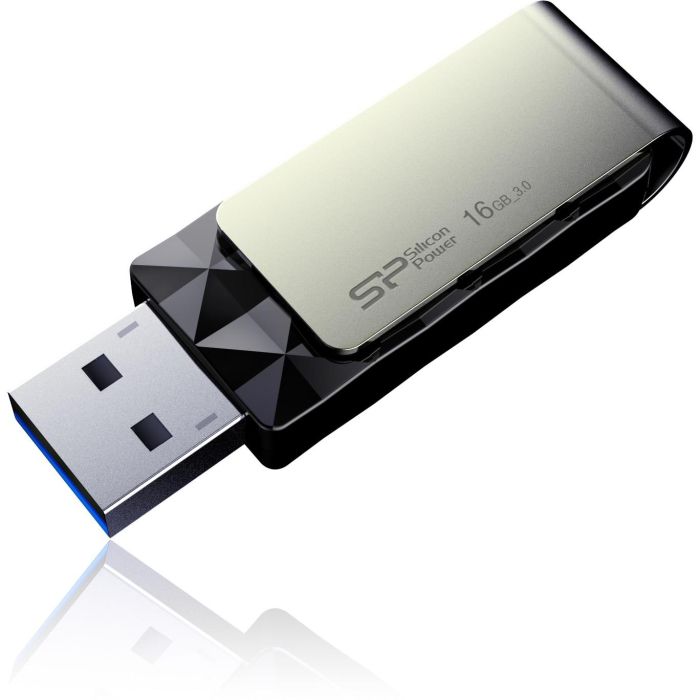 STICK Silicon Power USB-Stick 16GB USB3.0 B30 Black 3