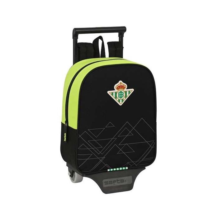 Mochila Escolar con Ruedas Real Betis Balompié Negro Lima 22 x 27 x 10 cm Mochila Escolar con Ruedas Real Betis Balompié Negro Lima 22 x 27 x 10 cm