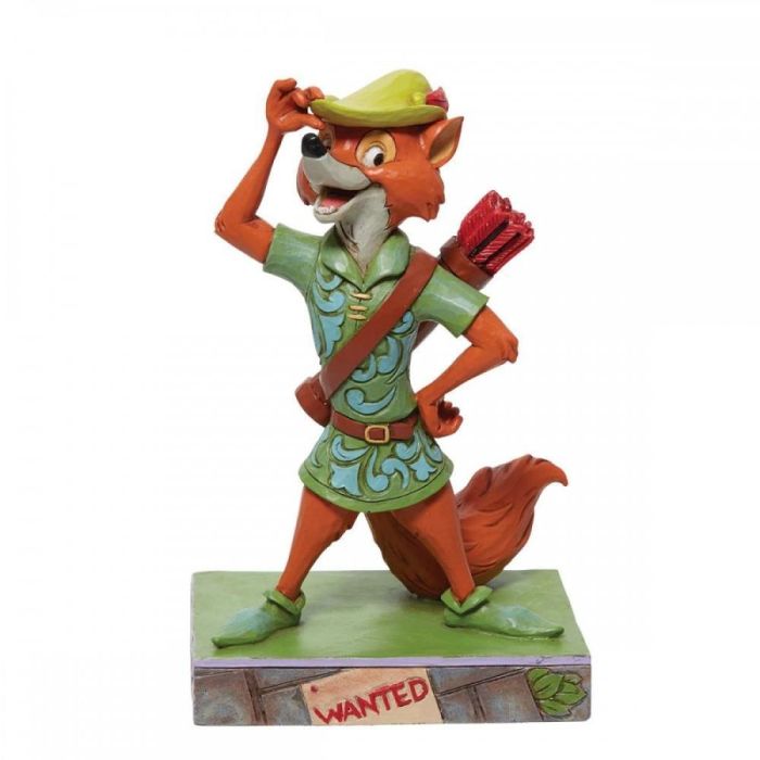 Enesco Figura Disney Robin Hood Posando de Jim Shore Disney Traditions para Coleccionistas Adultos