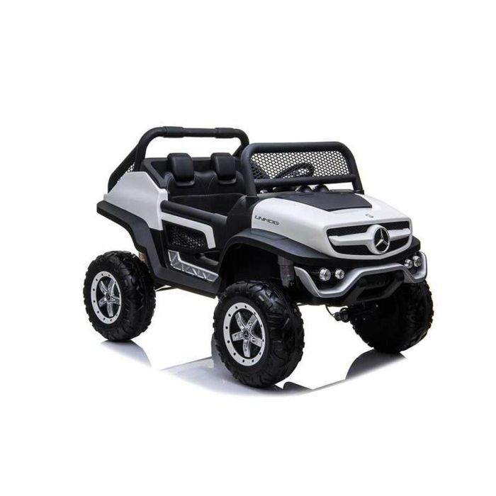 Coche mercedes unimog white bateria 12v 128 x 86 x 84cm runruntoys 5