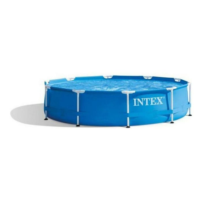 Intex Piscina Redonda Metal Frame con Depuradora de Cartucho, 4485 Litros, 305x76 cm