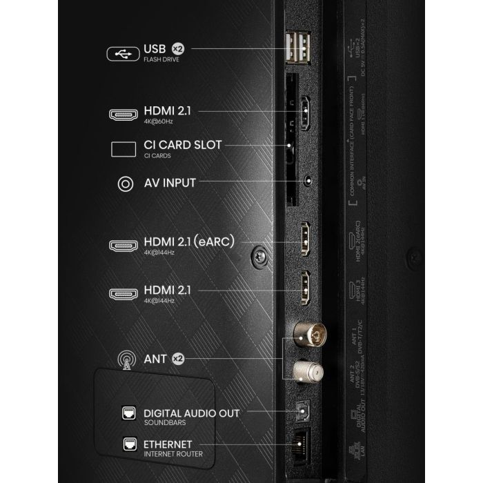 Hisense 55E77Q PRO 139cm 55" 4K QLED Smart TV Fernseher 2 Hisense 55E77Q PRO 139cm 55" 4K QLED Smart TV Fernseher 2