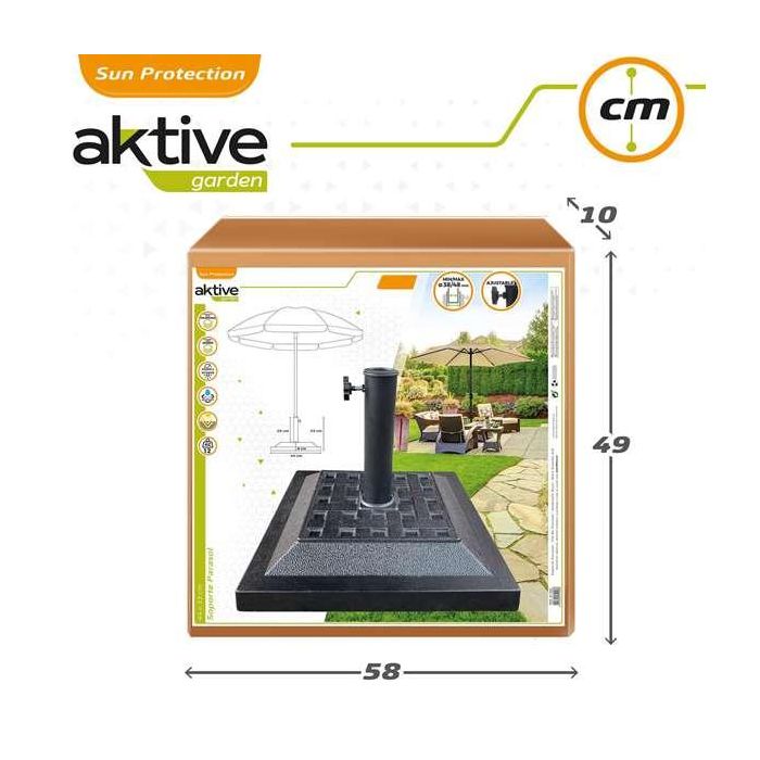 Color Baby Soporte de parasol poliresina 12 kgs 44x44 cm 2