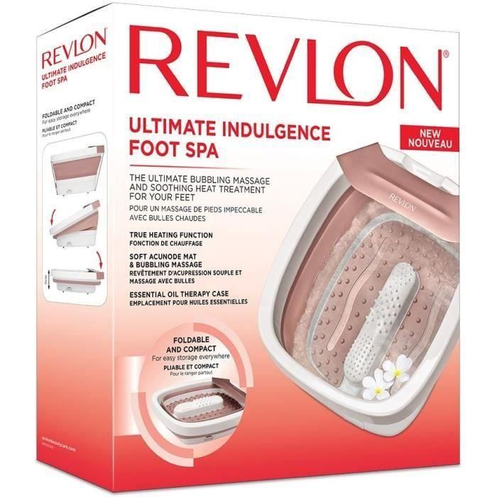 REVLON RVFB7034E Ultimate Foot Spa - Thalasso Baño de pies plegable y compacto - 3 temperaturas - Función de burbuja 4 REVLON RVFB7034E Ultimate Foot Spa - Thalasso Baño de pies plegable y compacto - 3 temperaturas - Función de burbuja 4