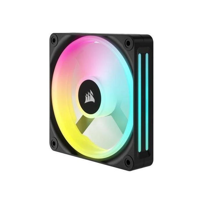 Corsair CO-9051001-WW Ventilador para Carcasa del Ordenador 12 cm Negro, Blanco - 480-2400 RPM, 63.1 CFM, PWM, LED Multi 2 Corsair CO-9051001-WW Ventilador para Carcasa del Ordenador 12 cm Negro, Blanco - 480-2400 RPM, 63.1 CFM, PWM, LED Multi 2