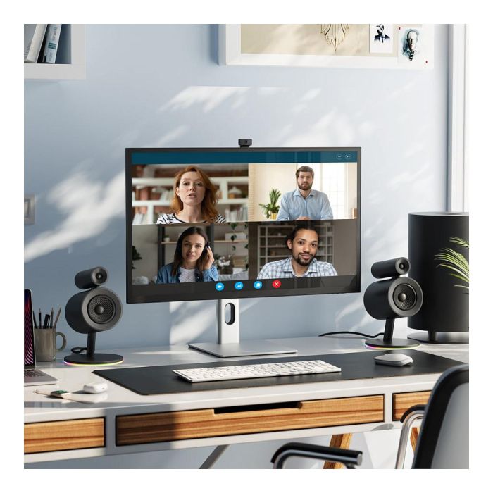 Alogic Monitor Clarity Pro Max 32" UHD 4K con Webcam Integrada de 8MP y Carga 65W 6