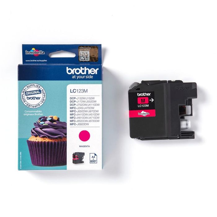 Brother Mfc-J4410Dw-J4510Dw, Tinta Magenta para Impresoras Multifunción, Rendimiento de 600 Páginas 2 Brother Mfc-J4410Dw-J4510Dw, Tinta Magenta para Impresoras Multifunción, Rendimiento de 600 Páginas 2