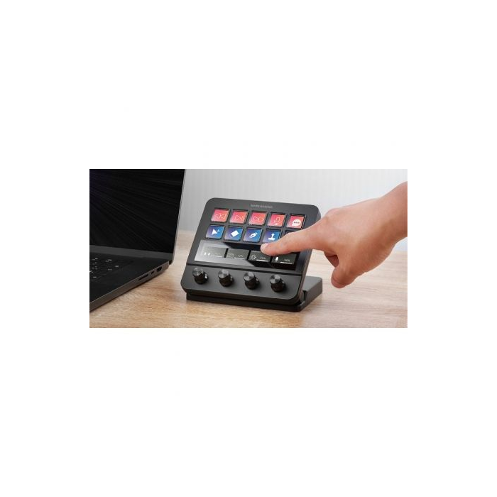 Stream Deck Mars Gaming MSD-PRO/ 10 Teclas LCD + 4 Diales Personalizables/ Negro 3