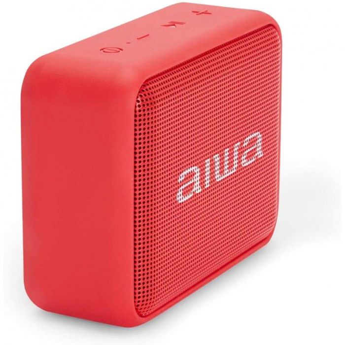 Aiwa Altavoz Portátil Bluetooth BS-200 6W IPX6 TWS con Batería 12h y Manos Libres 2