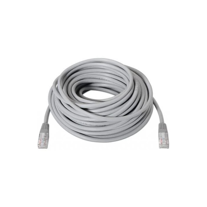 AISENS - CABLE DE RED LATIGUILLO RJ45 CAT.5E UTP AWG24, GRIS, 10M 1