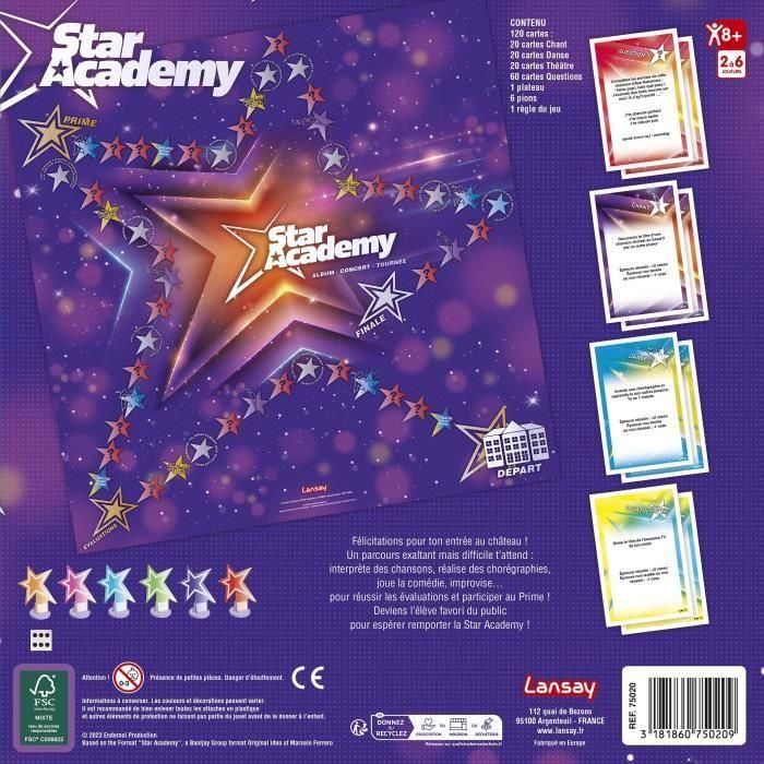 STAR ACADEMY - EL JUEGO - Juego de mesa 3