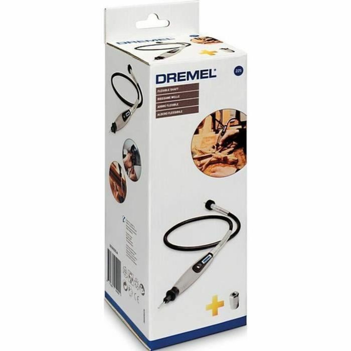 Dremel 225 Eje Flexible 1070 mm para Herramientas Rotativas de Precisión con Empuñadura Ergonómica y Acceso Difícil 3 Dremel 225 Eje Flexible 1070 mm para Herramientas Rotativas de Precisión con Empuñadura Ergonómica y Acceso Difícil 3