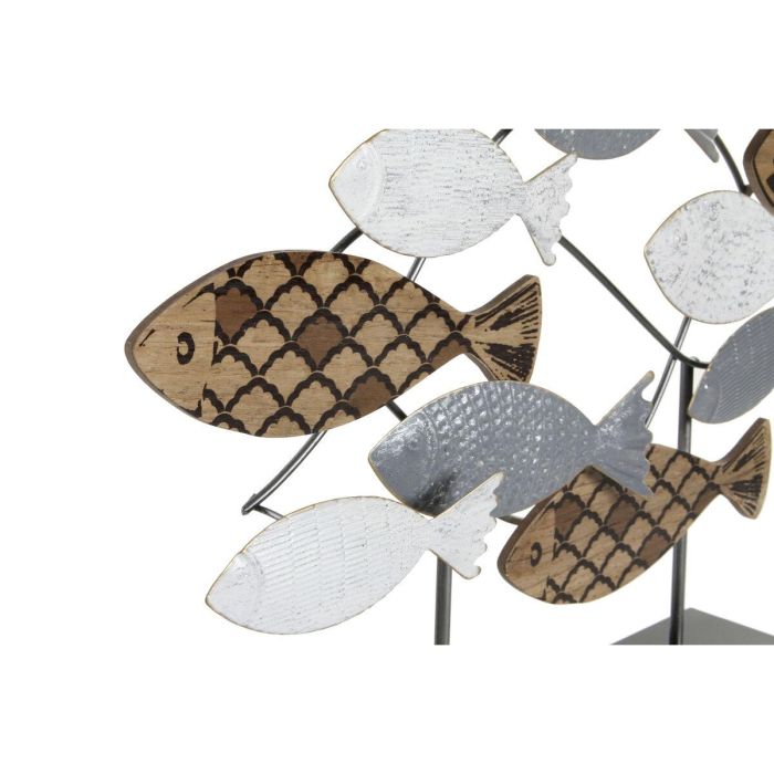 DKD Home Decor Adorno de Pared Metal Peces Atlántico 65.4x43x9.5 cm (2 Unidades) Surtido Azul, Marrón, Negro 1 DKD Home Decor Adorno de Pared Metal Peces Atlántico 65.4x43x9.5 cm (2 Unidades) Surtido Azul, Marrón, Negro 1