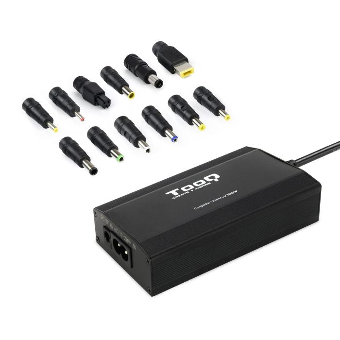 TooQ TQLC-100BS01M adaptador e inversor de corriente Auto/Interior Negro TooQ TQLC-100BS01M adaptador e inversor de corriente Auto/Interior Negro