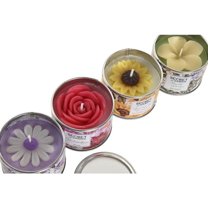 Vela Shabby DKD Home Decor Amarillo Rosa 7 x 6 x 7 cm (12 Unidades) 2 Vela Shabby DKD Home Decor Amarillo Rosa 7 x 6 x 7 cm (12 Unidades) 2