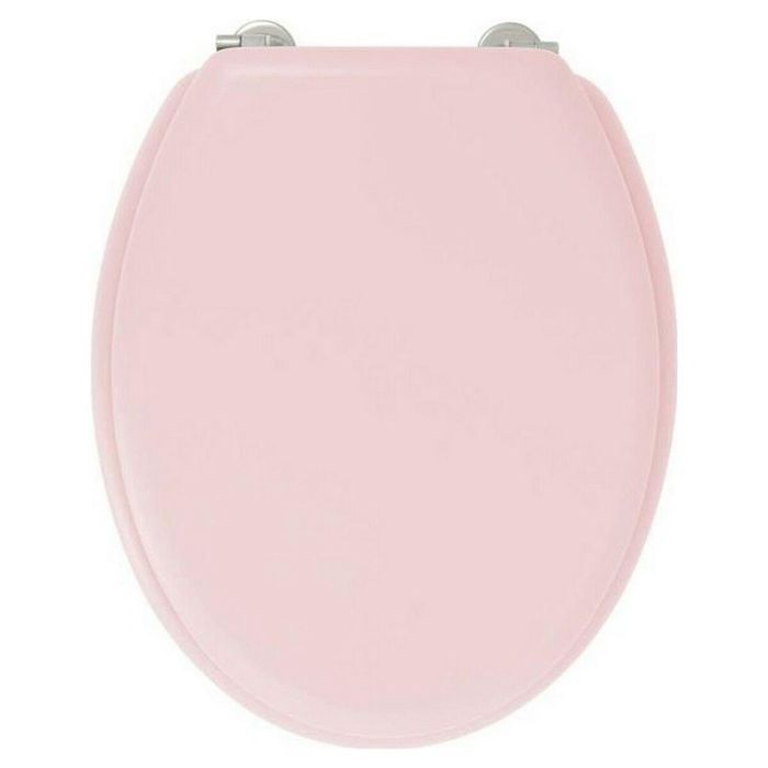 Gelco Design Asiento de Inodoro Dolce, Bisagras de Acero Inoxidable, Fabricado en Madera Moldeada, Color Cristal Rosa Gelco Design Asiento de Inodoro Dolce, Bisagras de Acero Inoxidable, Fabricado en Madera Moldeada, Color Cristal Rosa