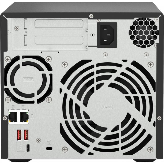 QNAP TS-473A-SW5T Bundle NAS 4 Bahías AMD Ryzen con Switch 2.5GbE 5 Puertos 6