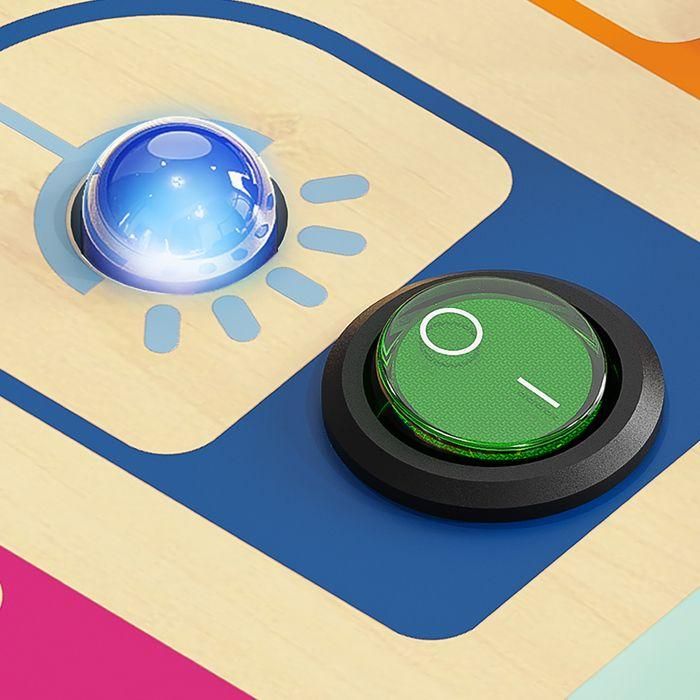 Tablero de Ocupado - TOPBRIGHT - Interruptor de luz - 3 botones - Pulsador - Interior 5