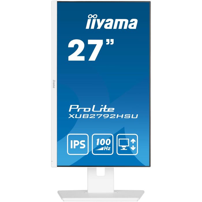 Iiyama XUB2792HSU-W6 Monitor 27" Full HD IPS 1920x1080 100Hz HDMI USB 3.2 Gen 1 Blanco 6