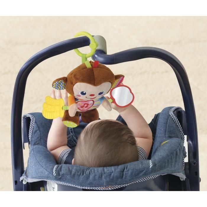 VTECH BABY Noah, Little Activity Monkey, Juguete de Desarrollo Interactivo Colgante para Bebés, Estimula Sentidos, 3 a 36 meses 2