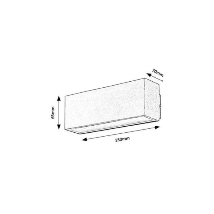 Aplique Exterior RABALUX "Mataro" LED 10W 720Lm 4000ºK IP54 [RAB-77075] 1