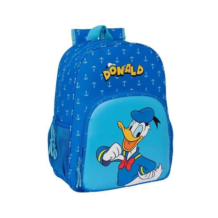 Mochila Escolar Donald Azul 33 x 42 x 14 cm Mochila Escolar Donald Azul 33 x 42 x 14 cm