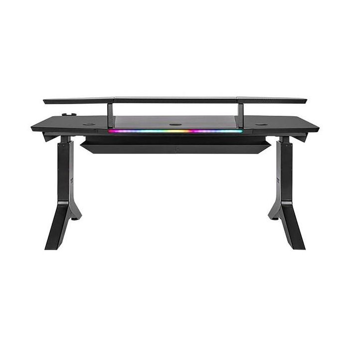 Thermaltake ARGENT P900 Smart Gaming Desk Eléctrico con Altura Ajustable, LED, Soporte Pantalla y Auriculares, Negro 1 Thermaltake ARGENT P900 Smart Gaming Desk Eléctrico con Altura Ajustable, LED, Soporte Pantalla y Auriculares, Negro 1