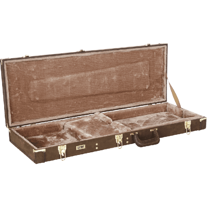 Gator GW Deluxe Estuche Marrón para Guitarra Eléctrica 3