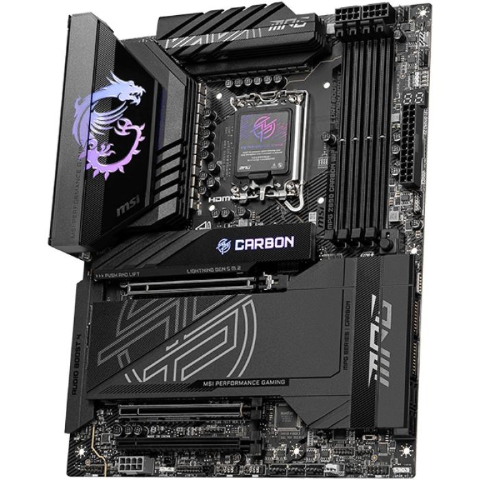 MSI 911-7E17-001 Placa Base MPG Z890 CARBON WiFi Intel LGA 1851 DDR5, 4 ranuras DIMM, Chipset Z890, Wi-Fi 7 2 MSI 911-7E17-001 Placa Base MPG Z890 CARBON WiFi Intel LGA 1851 DDR5, 4 ranuras DIMM, Chipset Z890, Wi-Fi 7 2
