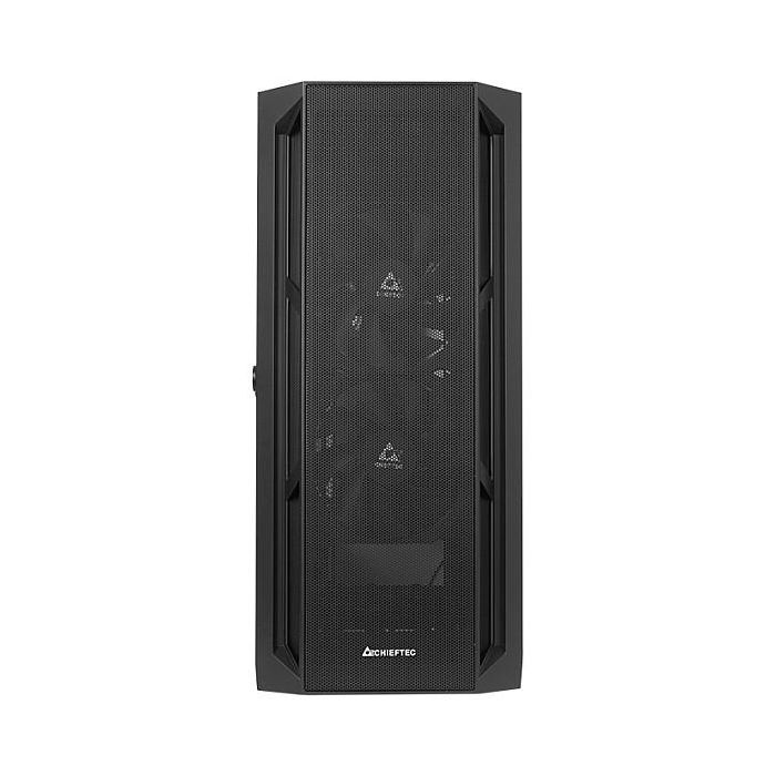 Chieftec GA-01B-M-OP Caja Gaming Midi Tower ATX Negra para PC de Juego con Panel de Vidrio Templado