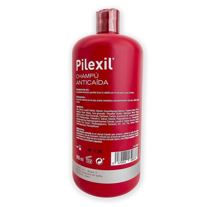Pilexil Champú Anticaída, Pack Duplo 2 x 900 ml para Reducir la Caída del Cabello y Fortalecer la Estructura Capilar 6 Pilexil Champú Anticaída, Pack Duplo 2 x 900 ml para Reducir la Caída del Cabello y Fortalecer la Estructura Capilar 6