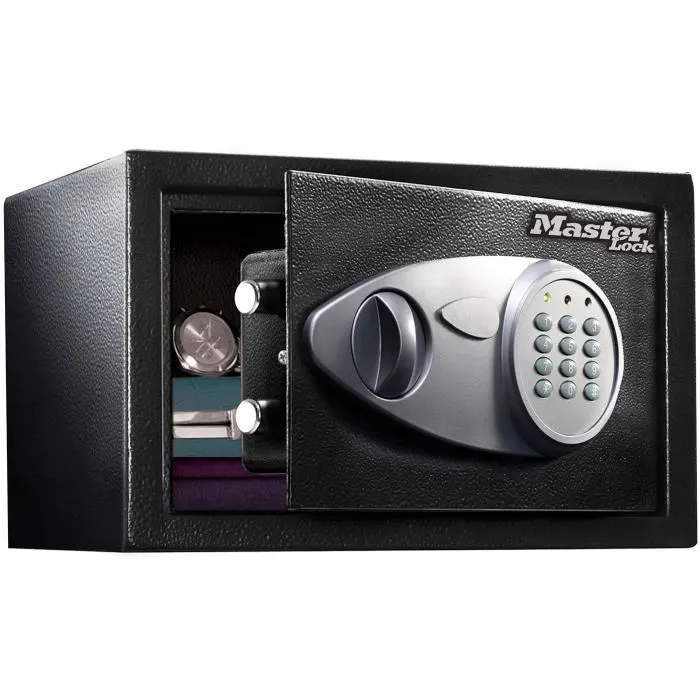 Master Lock Caja Fuerte Electrónica Programable 16 L con Llave de Emergencia y Kit de Anclaje 4