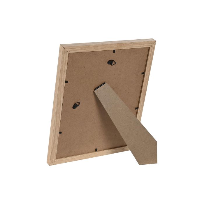 DKD Home Decor Marco de Foto 20x25 Basicos Natural MDF y Cristal 1.8 x 28 x 23 cm (4 Unidades) 2