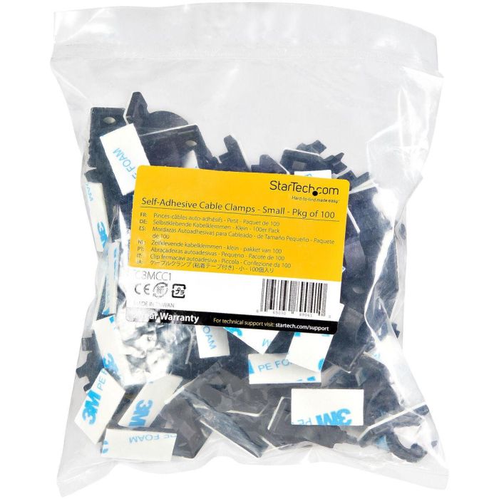 Sujetacables Startech CBMCC1 Negro Nailon 5 Sujetacables Startech CBMCC1 Negro Nailon 5