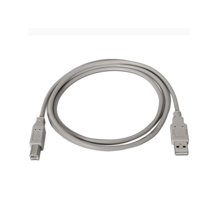 Aisens Cable USB 2.0 para Impresora Tipo A Macho - B Macho Beige 1.0m