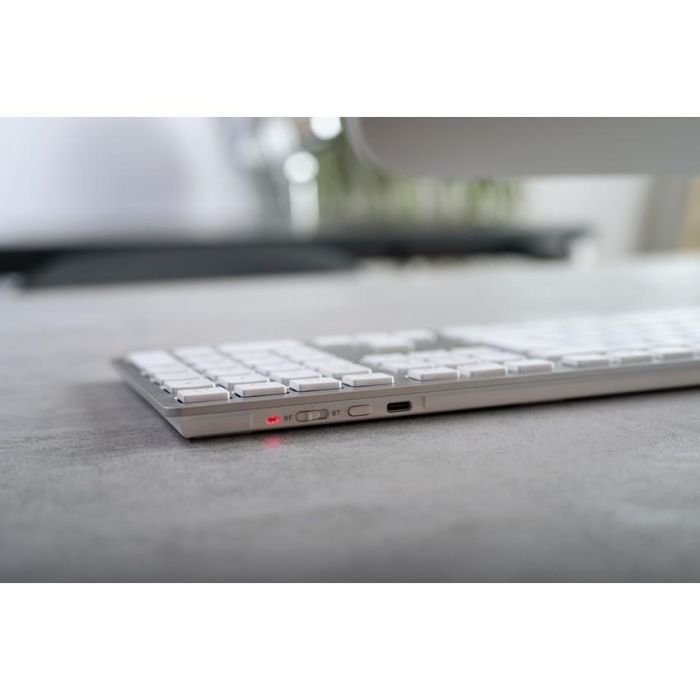 Cherry KW 9100 SLIM - Tastatur wireless white QWERTZ DE mit Mac-Layout 4