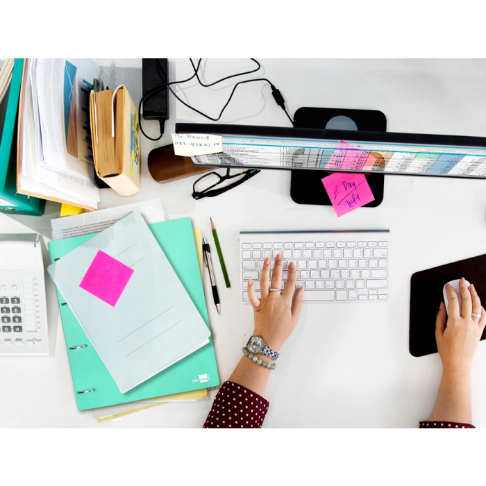 Liderpapel Carpeta 4 Anillas 40 mm DIN A4 Polipropileno Verde Manzana Opaco 9