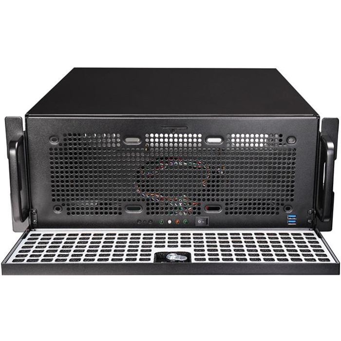 Mini Chieftec Rack-Servergehäuse UNC-409S-AIO-OP Black 2