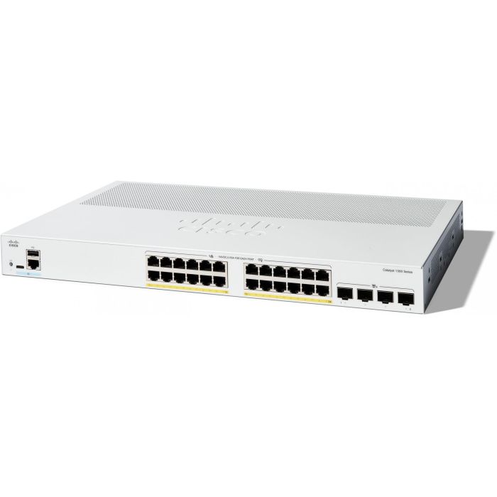 Cisco Catalyst 1300-24P-4X GSwitch 24+4P Rack-Mount PoE+ 0 Cisco Catalyst 1300-24P-4X GSwitch 24+4P Rack-Mount PoE+ 0
