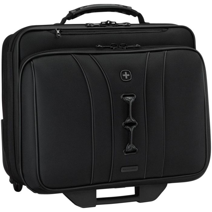 WENGER Legacy Black Series 39,62cm 15,6Zoll Wheeled Laptop Case w Tablet Pocket Black 5 WENGER Legacy Black Series 39,62cm 15,6Zoll Wheeled Laptop Case w Tablet Pocket Black 5