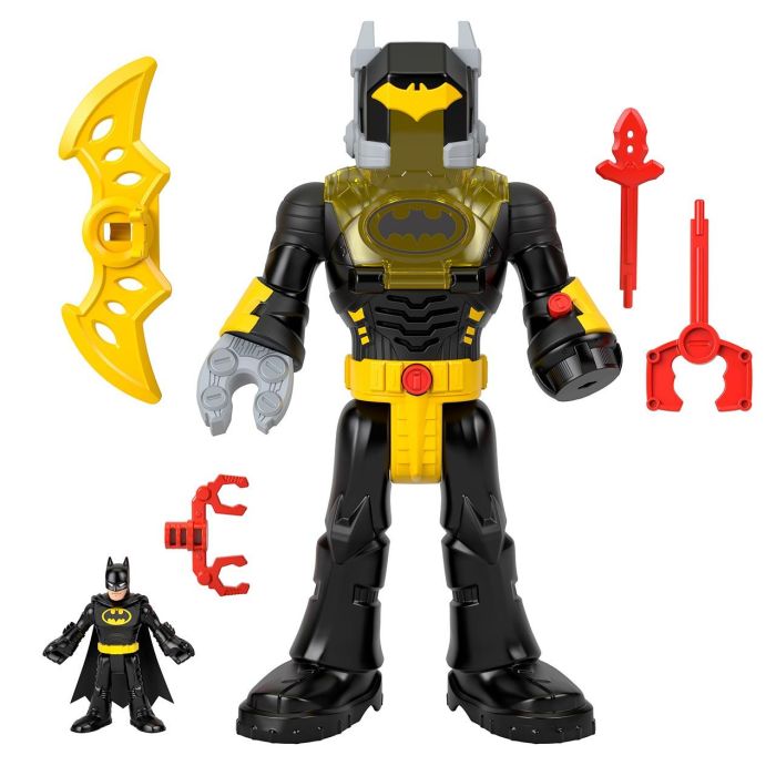 Figura Batman Insider Y Exotraje Imaginext Hyg31 Mattel 1