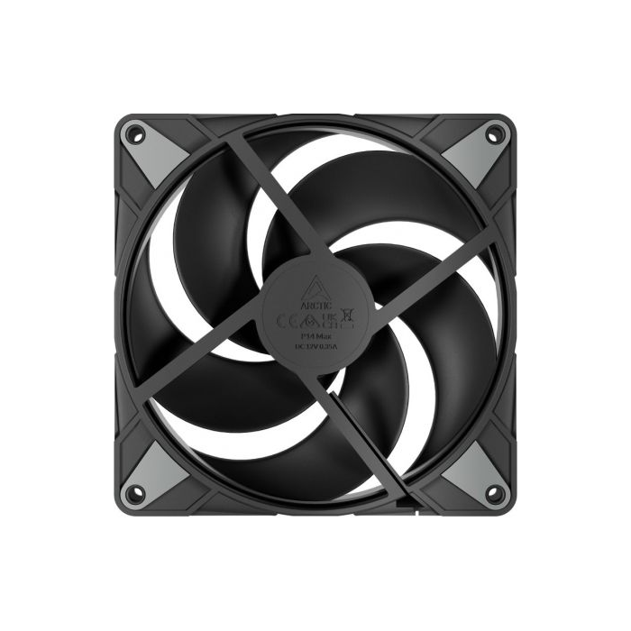 Ventilador Arctic P14 Max/ 14cm/ Negro 2