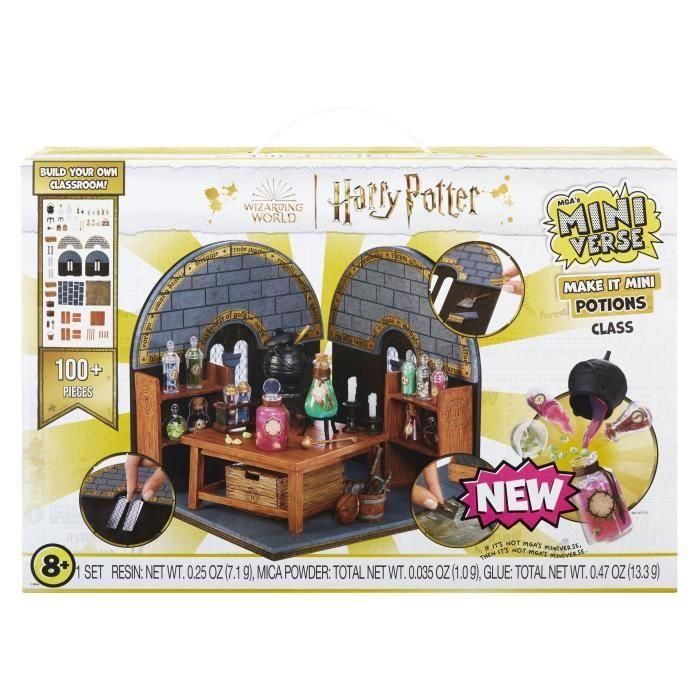 MGA Miniverse LIT35051531166 Harry Potter - Mini Set para Clases de Pociones de Hogwarts - Juego Creativo y Ocio Decorativo con Resina MGA Miniverse LIT35051531166 Harry Potter - Mini Set para Clases de Pociones de Hogwarts - Juego Creativo y Ocio Decorativo con Resina