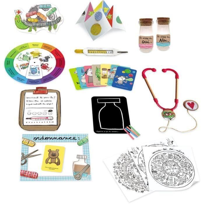 Nathan NAT1747937315361 Juego Educativo El Doctor de las Emociones, para niños +3 años, Multicolor, 1 jugador o más 1