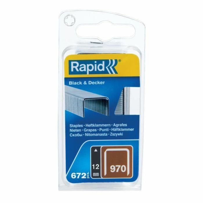 Rapid AUC3221631095525 Grapas Galvanizadas 970/12mm Blíster 672 2 Rapid AUC3221631095525 Grapas Galvanizadas 970/12mm Blíster 672 2
