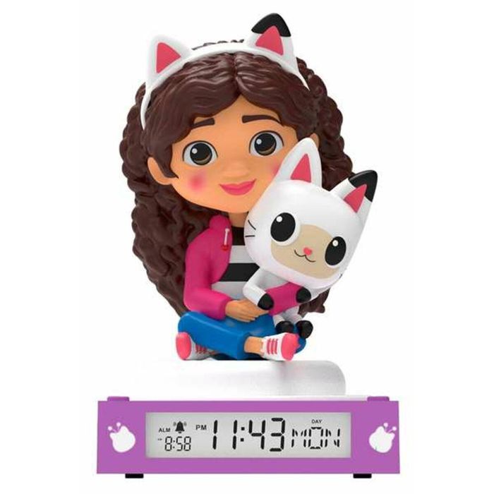 Kids Euroswan Despertador infantil La Casa de Gabby con Luz de Noche y Fecha 3D, Reloj de Mesa para Niños y Niñas +3 Años 1 Kids Euroswan Despertador infantil La Casa de Gabby con Luz de Noche y Fecha 3D, Reloj de Mesa para Niños y Niñas +3 Años 1