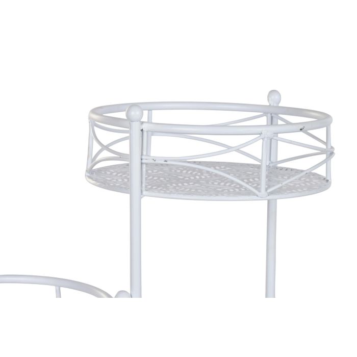 Macetero Terraza Y Jardin DKD Home Decor Blanco 23 x 95 x 23 cm 3