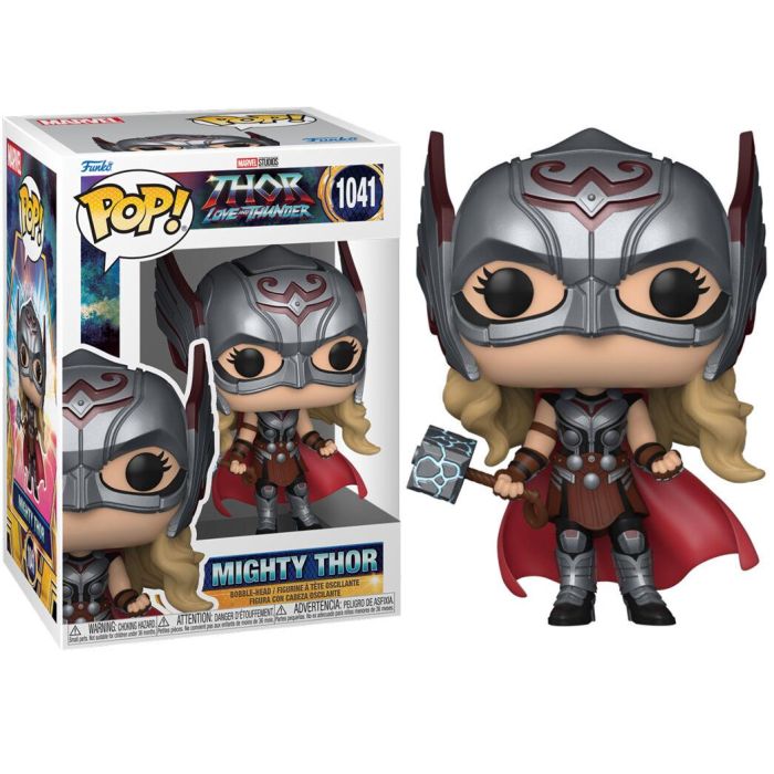 Funko POP Marvel Thor Love and Thunder Mighty Thor Figura Vinilo 9cm Caja Regalo 0 Funko POP Marvel Thor Love and Thunder Mighty Thor Figura Vinilo 9cm Caja Regalo 0