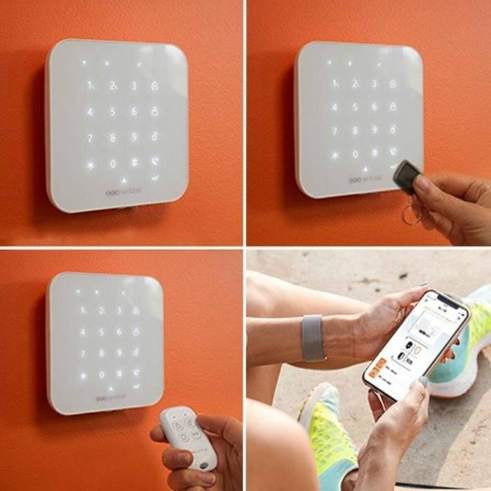 Scs Sentinel SCS3701085205553 Alarma Inalámbrica Conectada Wi-Fi y GSM 4G KitAlarm 3